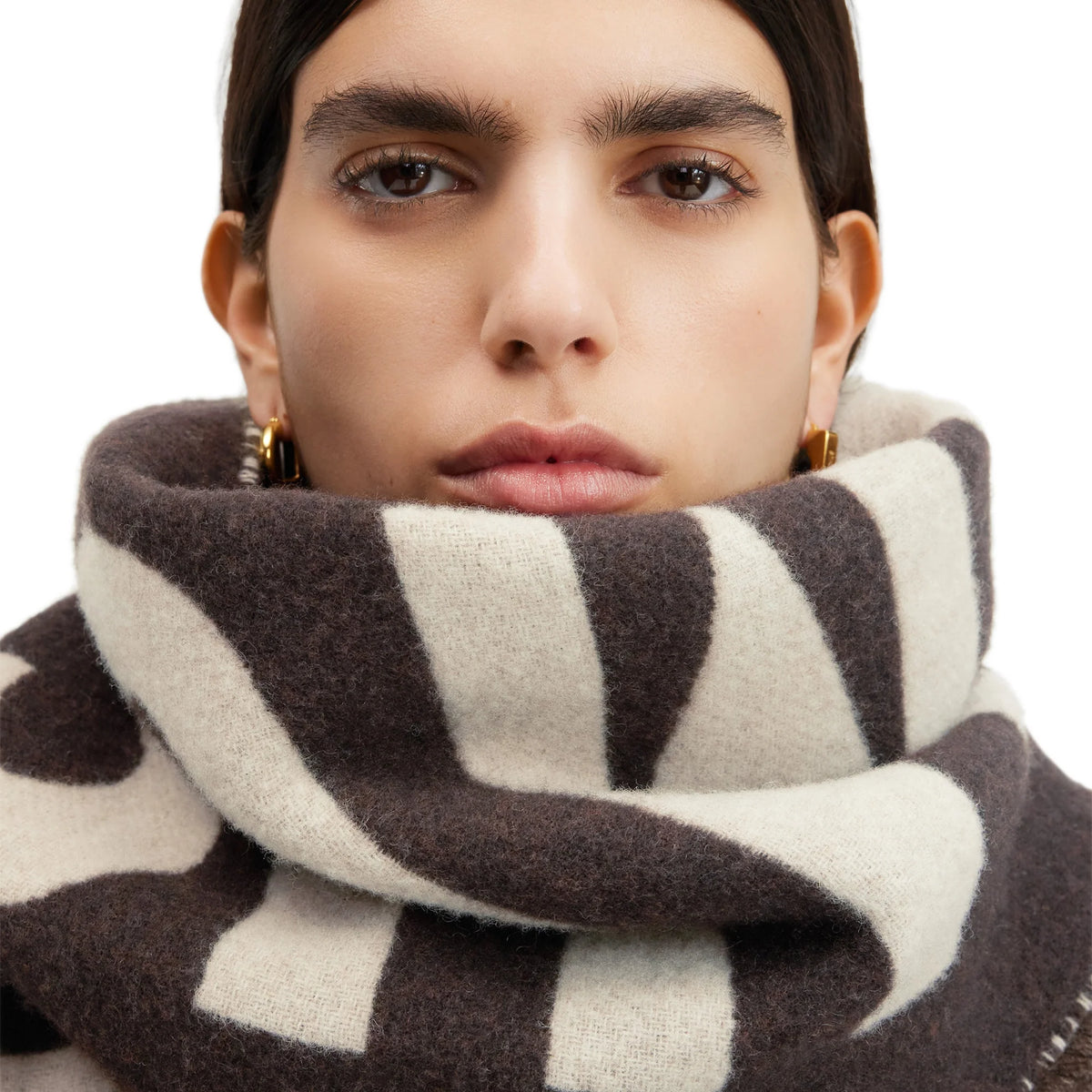 Fringe logo scarf Jacquemus
