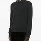 Collared Asymmetric Button-Up Jacket