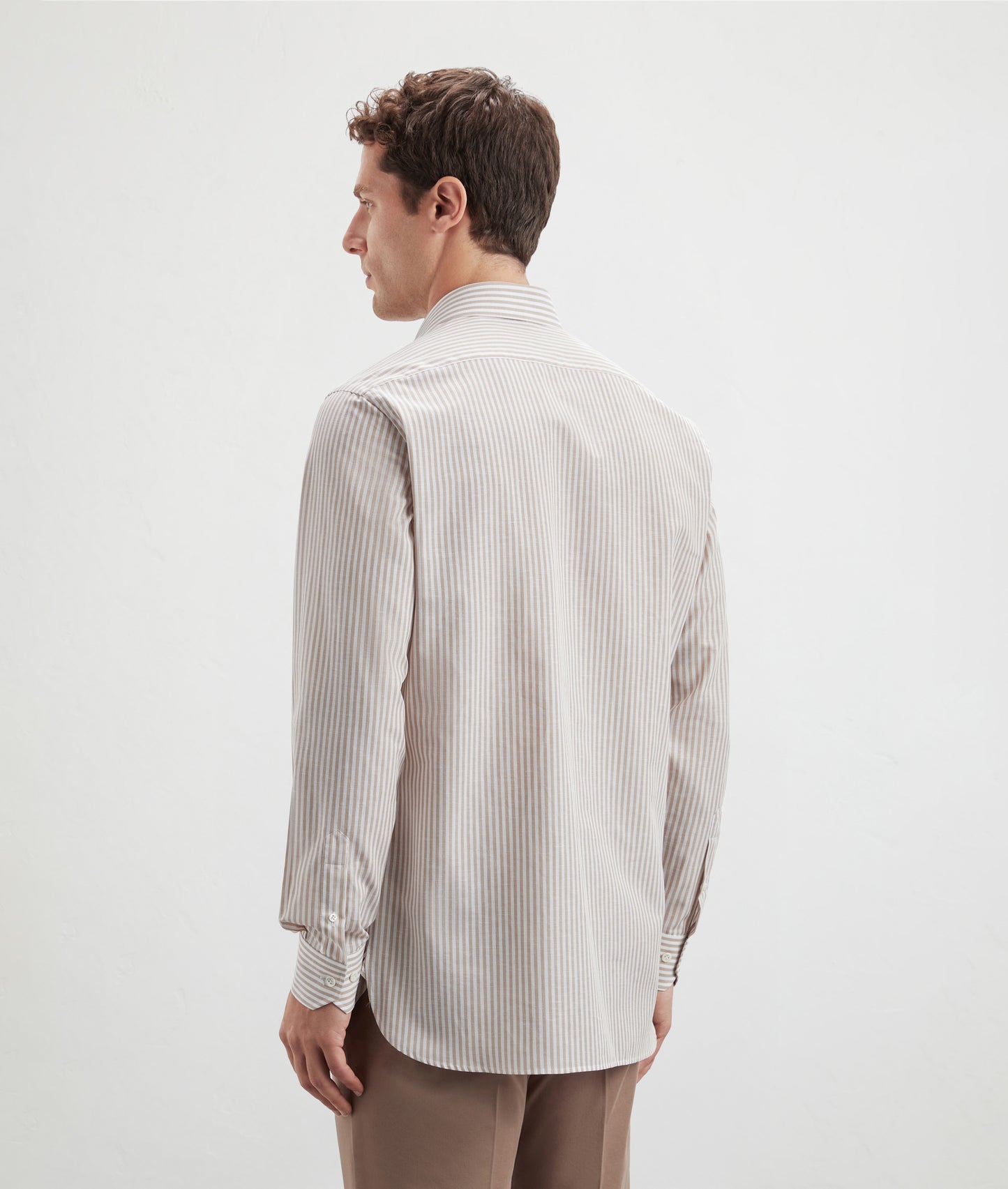 Striped shirt in pure cotton