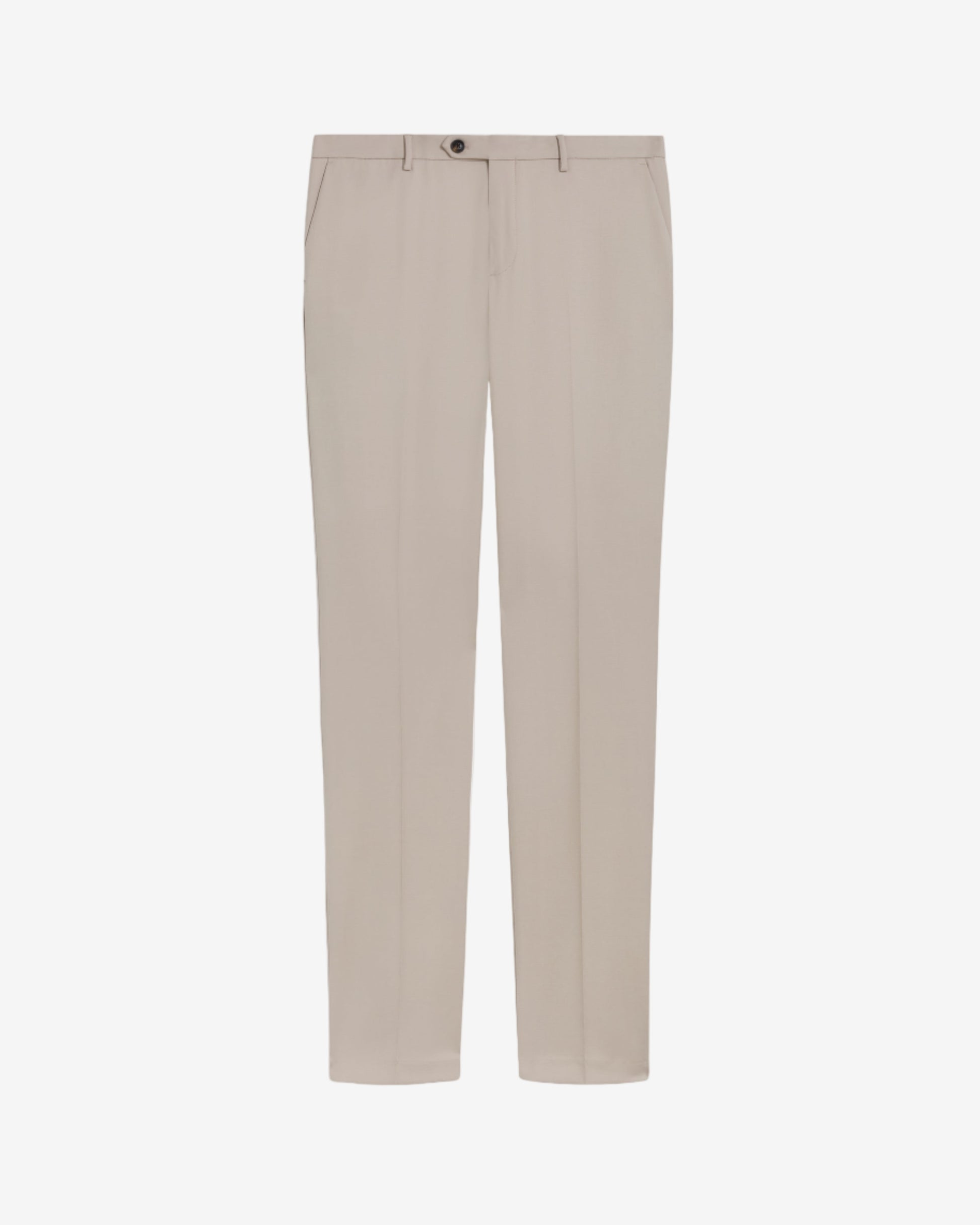 Beige pants on a white background
