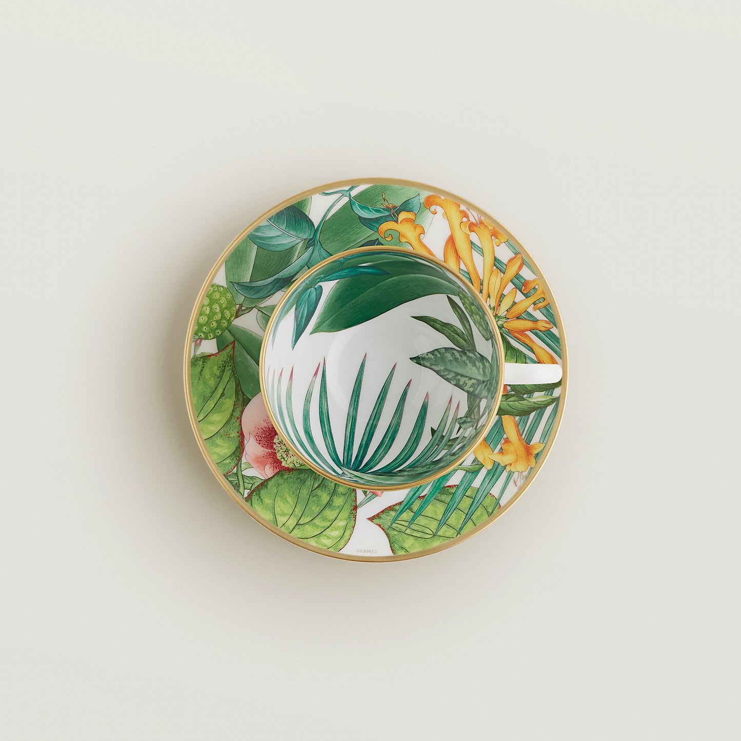 Passifolia teacup and saucer