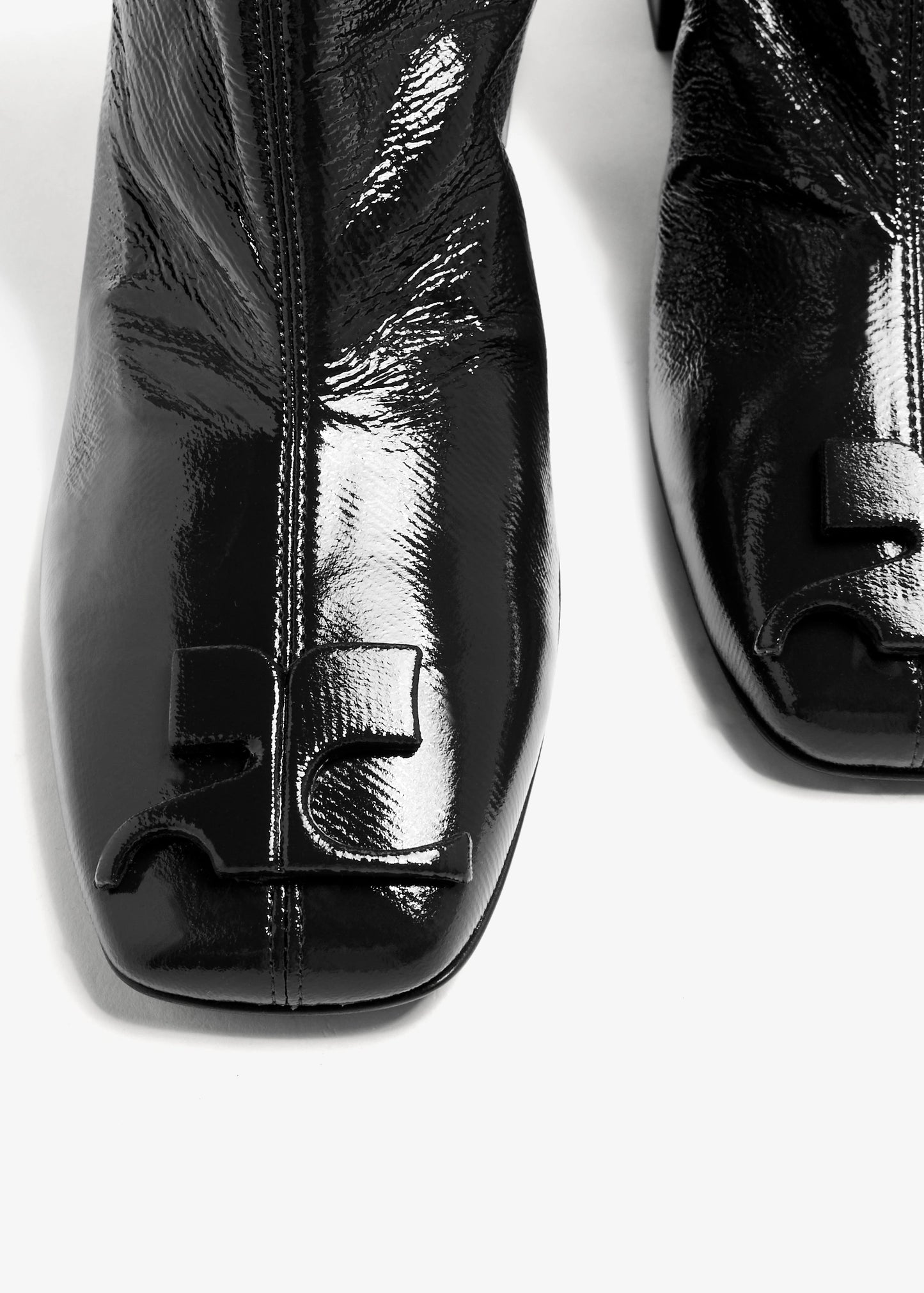 ReEdition vinyl ankle boots