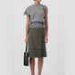 Technical Tailored Midi Skirt