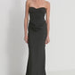 Satin Corset Maxi Dress