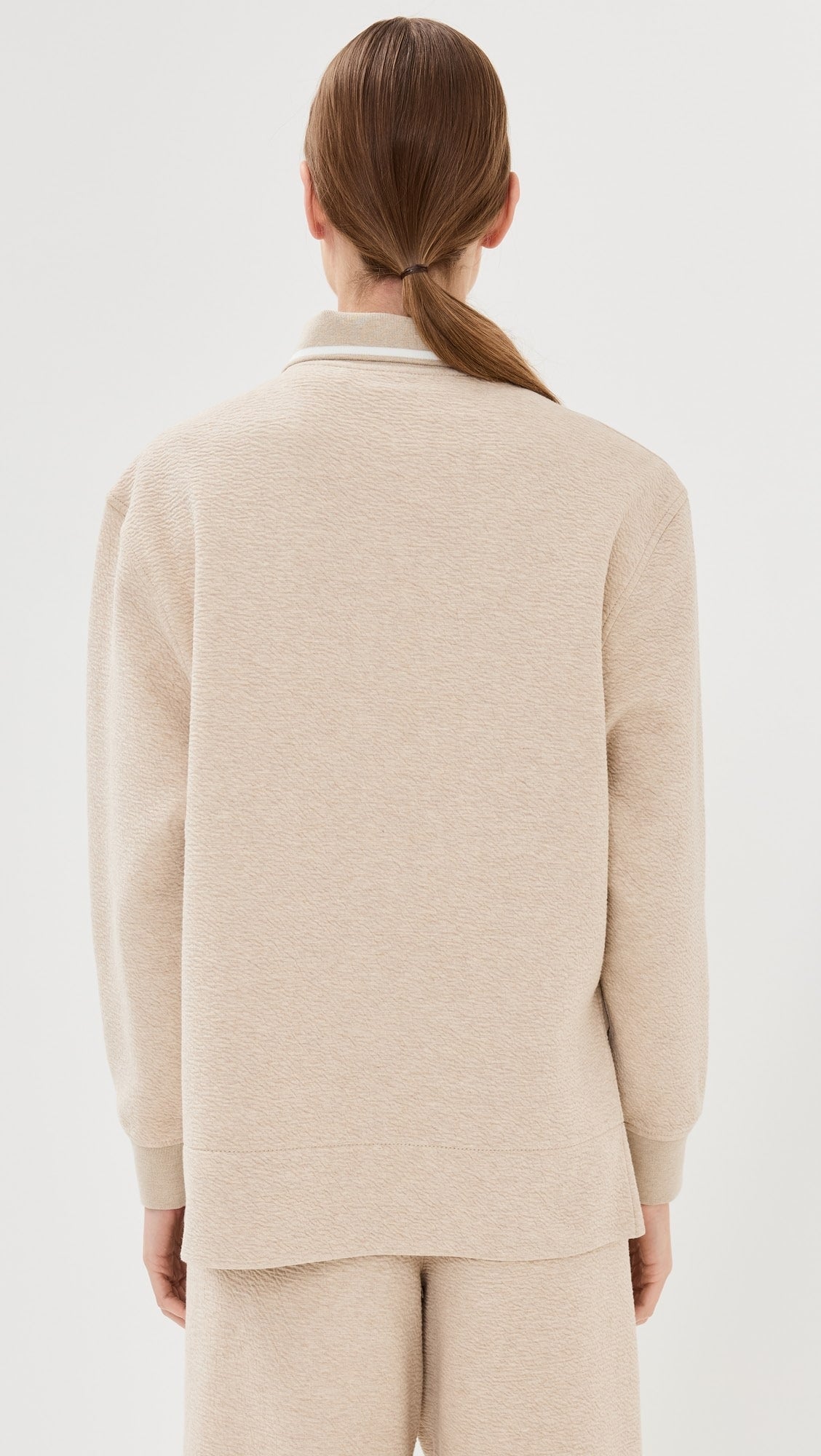 Genevieve Knit Pullover in Cloque