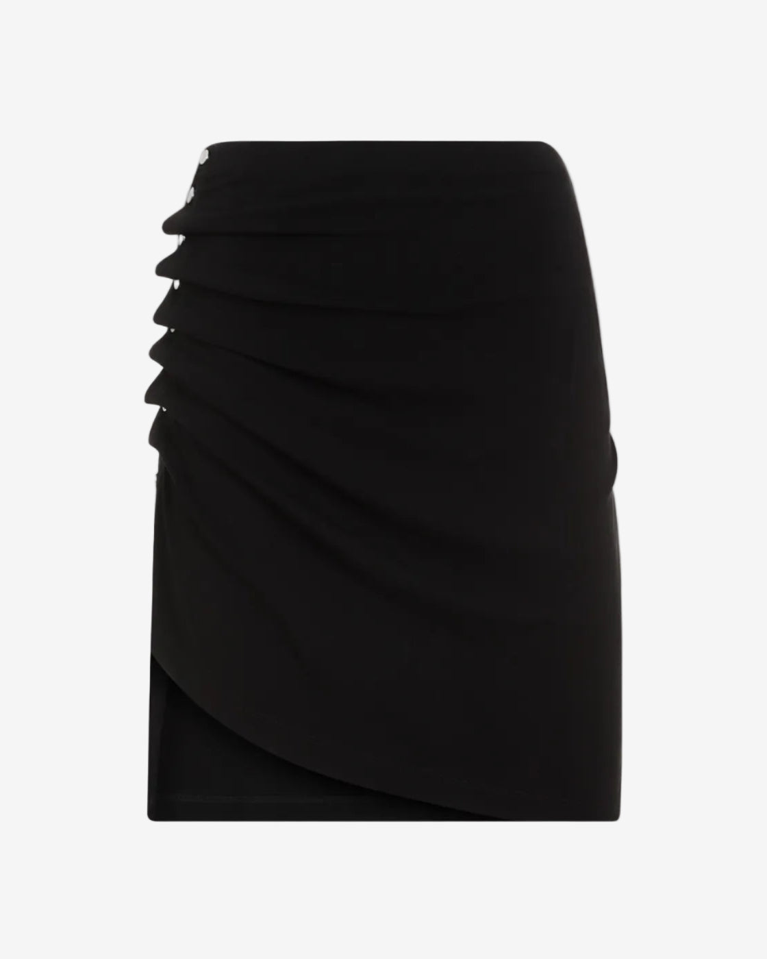 Black skirt on a light gray background
