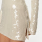 SEQUINS MINI SKIRT