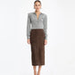 Wool Longleeve Polo Grey