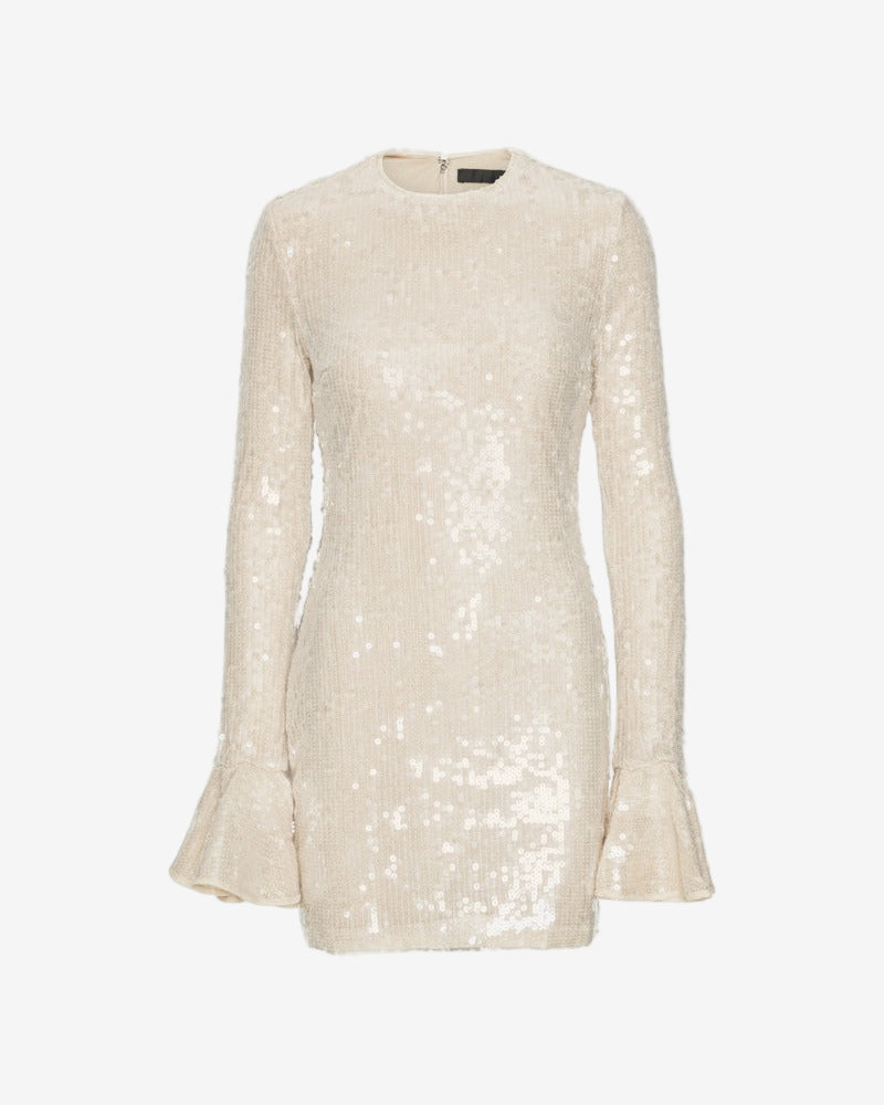 Sequins Ls Mini Dress