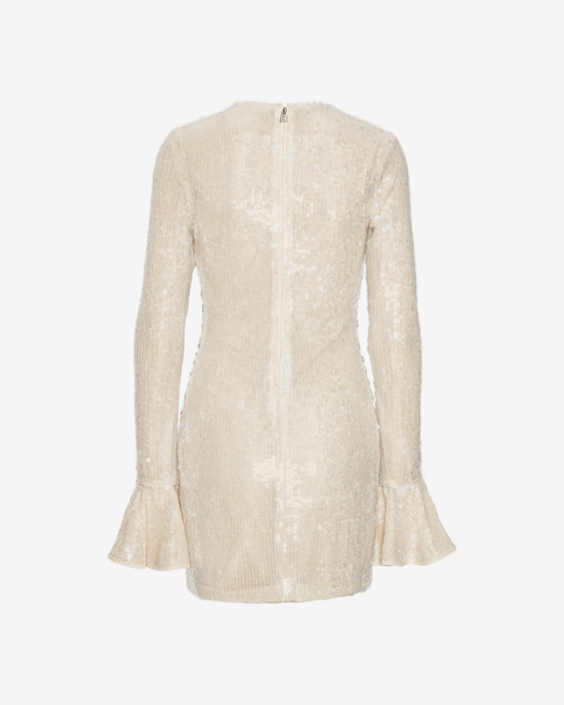 Sequins Ls Mini Dress