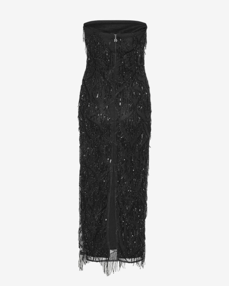 Sequins Midi Tube Dress