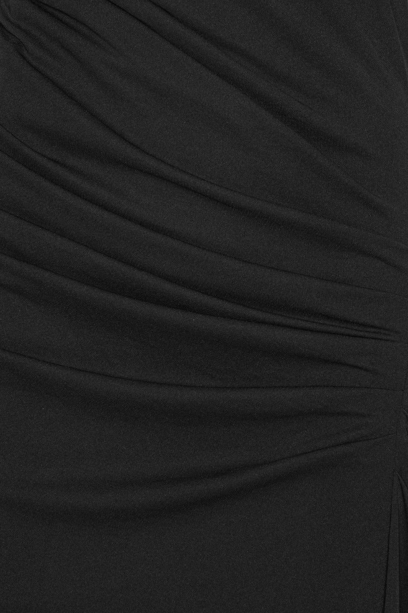 Draped One Shoulder Dress