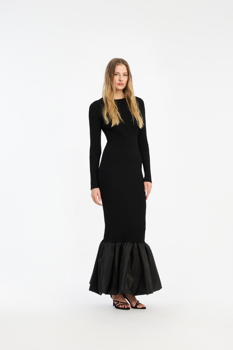 Knit Maxi Cutout Dress