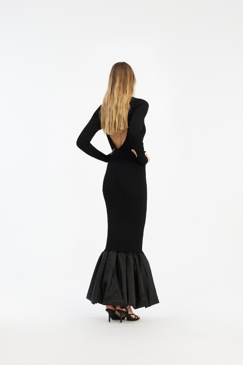 Knit Maxi Cutout Dress