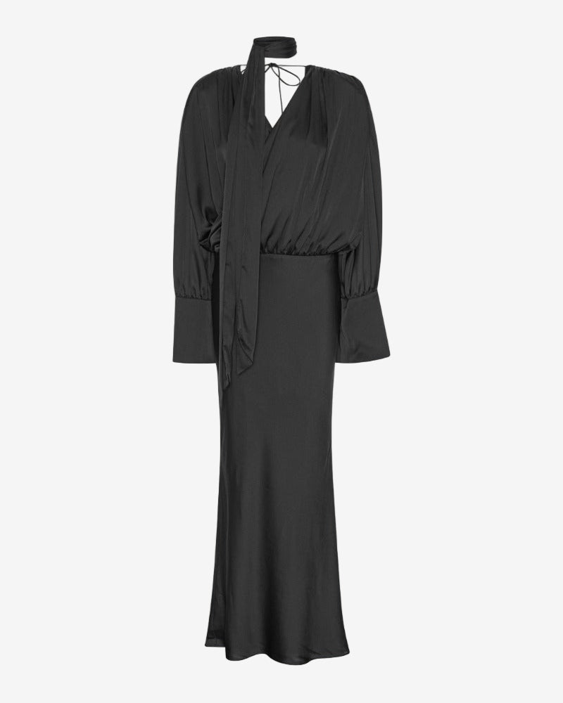 Crepe De Chine Maxi Dress