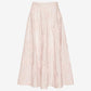 Flower Maxi Skirt Light Pink