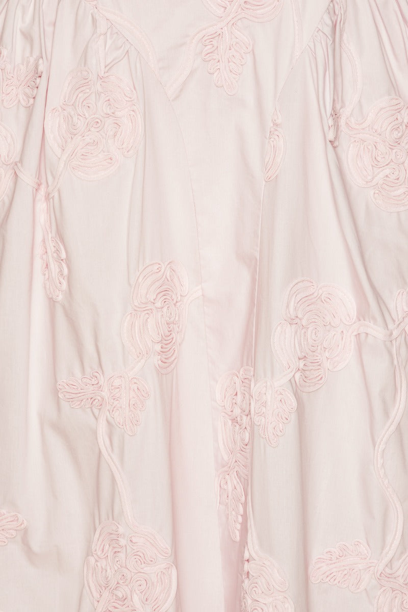 Flower Midi Dress Light Pink