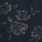 Jacquard Midi Puff Dress Dark Blue