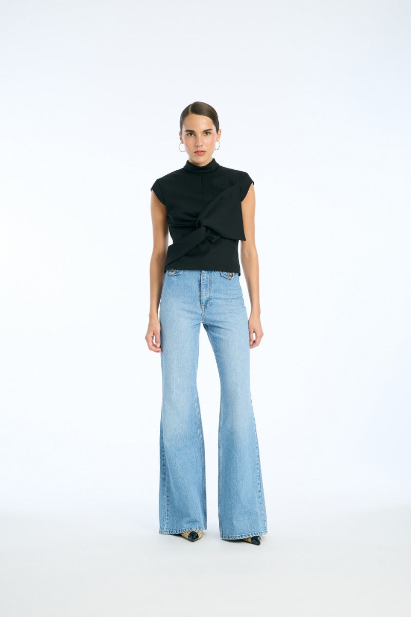 Rotate Top - Draped Bow