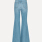 Flared highwaisted jeans