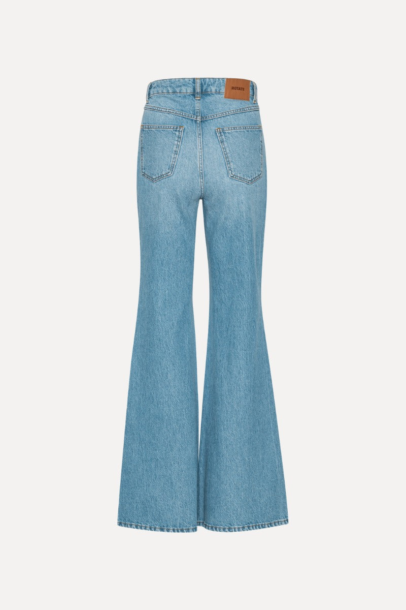 Flared highwaisted jeans