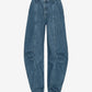Denim Cargo Pants Medium Blue