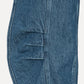 Denim Cargo Pants Medium Blue