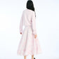 Flower Maxi Skirt Light Pink