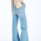 Flared highwaisted jeans