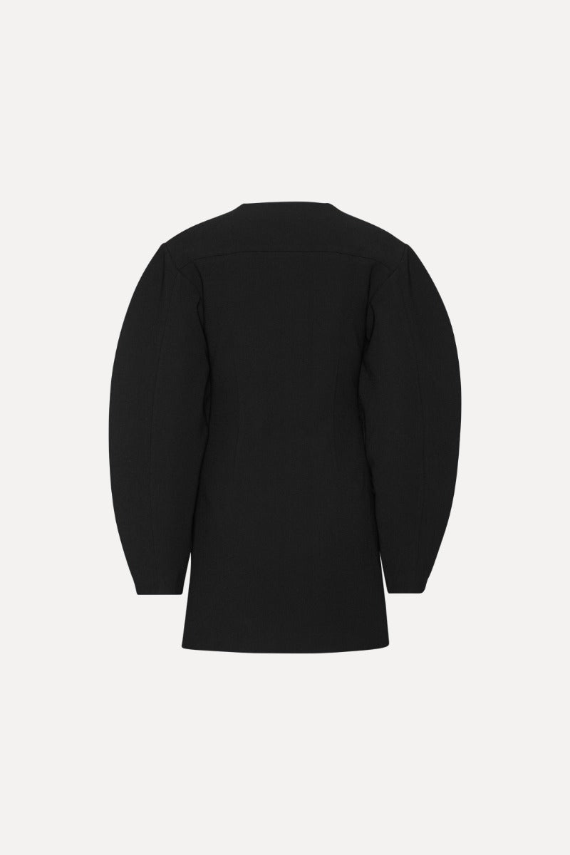 Tailored Mini Dress Black