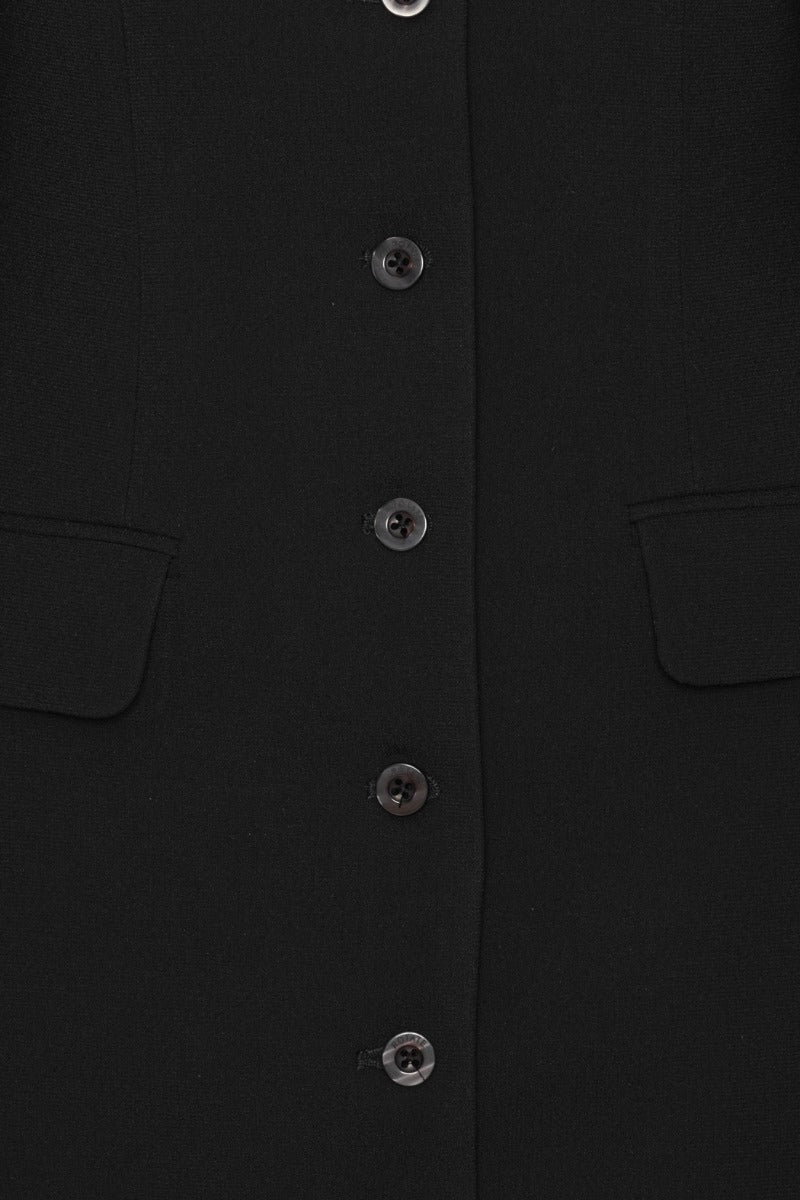 Tailored Mini Dress Black
