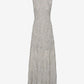 Mesh Maxi Dress Grey Violet