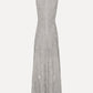 Mesh Maxi Dress Grey Violet