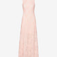 Mesh Maxi Dress Light Pink