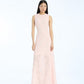 Mesh Maxi Dress Light Pink