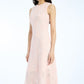 Mesh Maxi Dress Light Pink