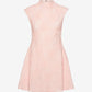Floral-motif mini dress