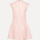 Floral-motif mini dress