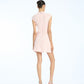 Floral-motif mini dress