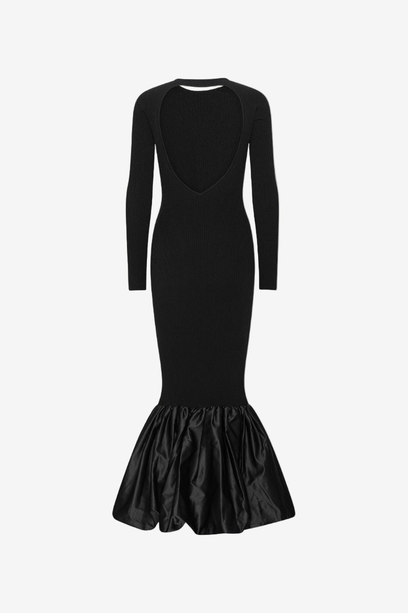 Knit Maxi Cutout Dress
