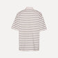 Oversized Striped Short Sleeve Polo