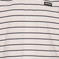 Oversized Striped Short Sleeve Polo