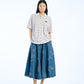 Oversized Striped Short Sleeve Polo