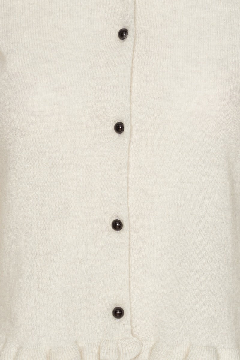 Knitted polo cardigan