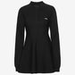 Slinky Knit Polo Dress