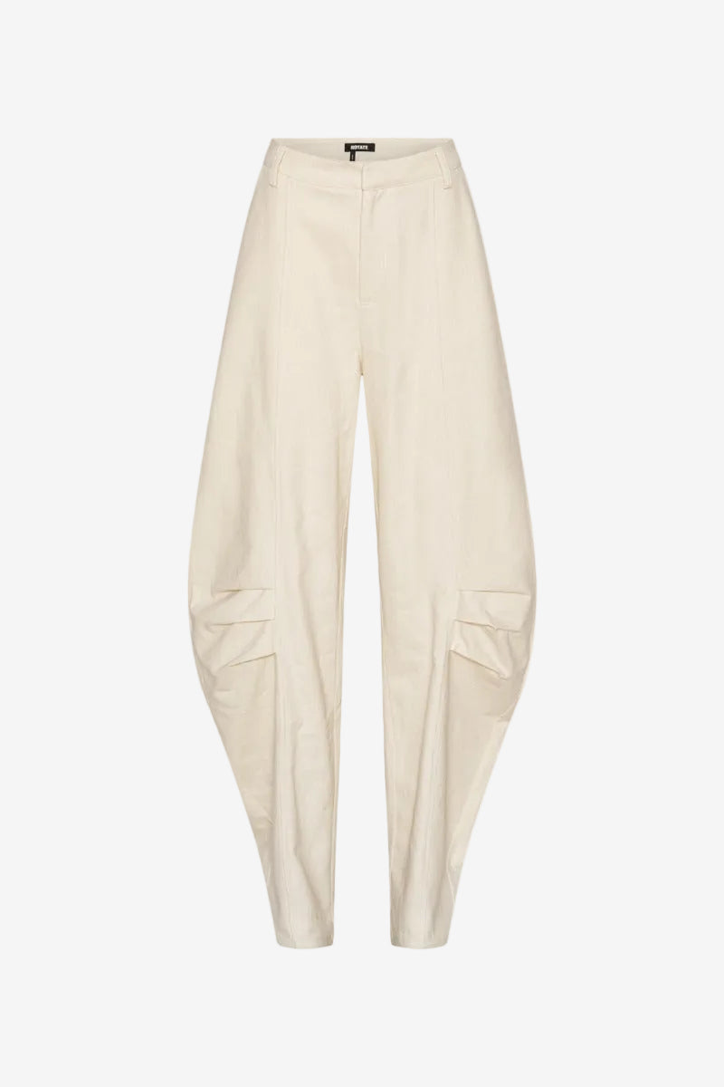 Linen Suiting Pants Cream