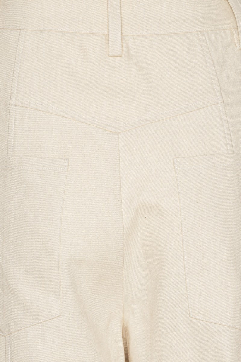 Linen Suiting Pants Cream