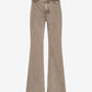 High-waisted flared jeans