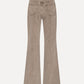 High-waisted flared jeans