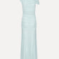 Maxi Asymmetric Dress Light Blue